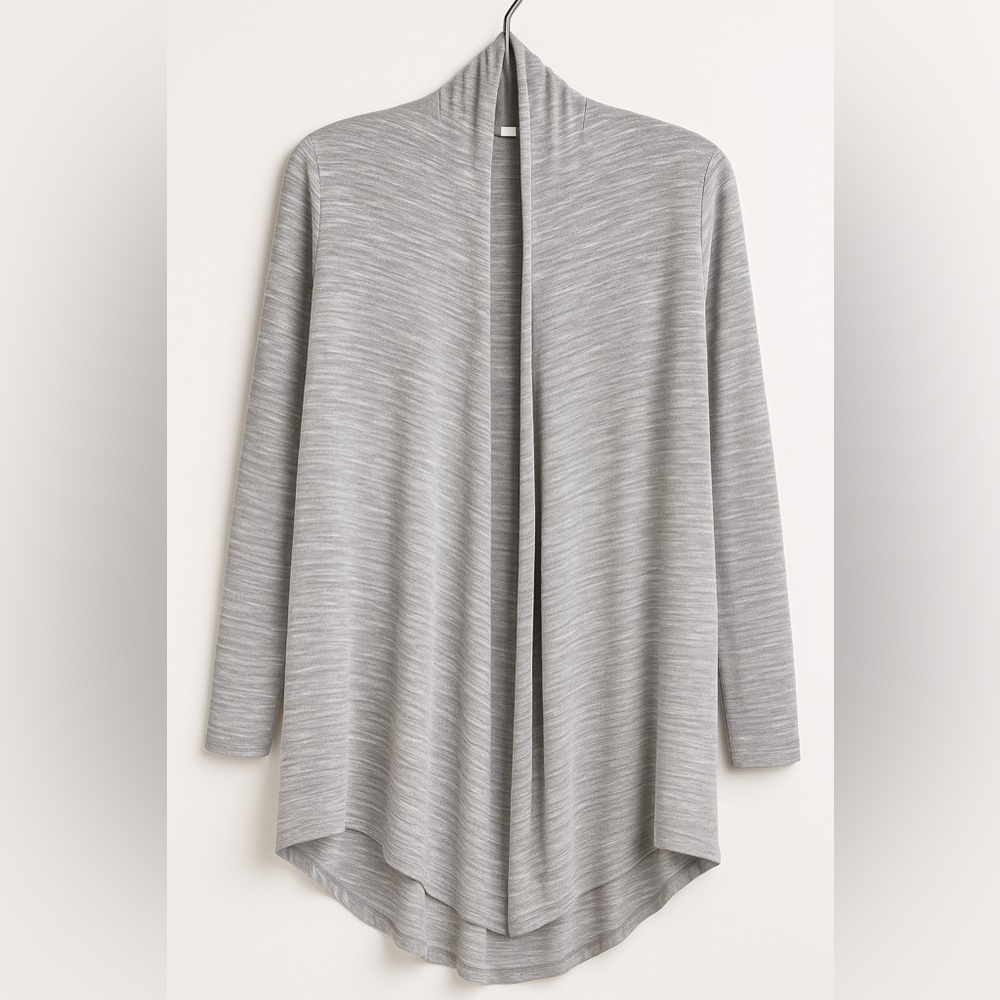 Cotton On Lightweight Open Front Cardigan – Gray Marled – Size S